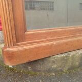 Art deco oak mirror