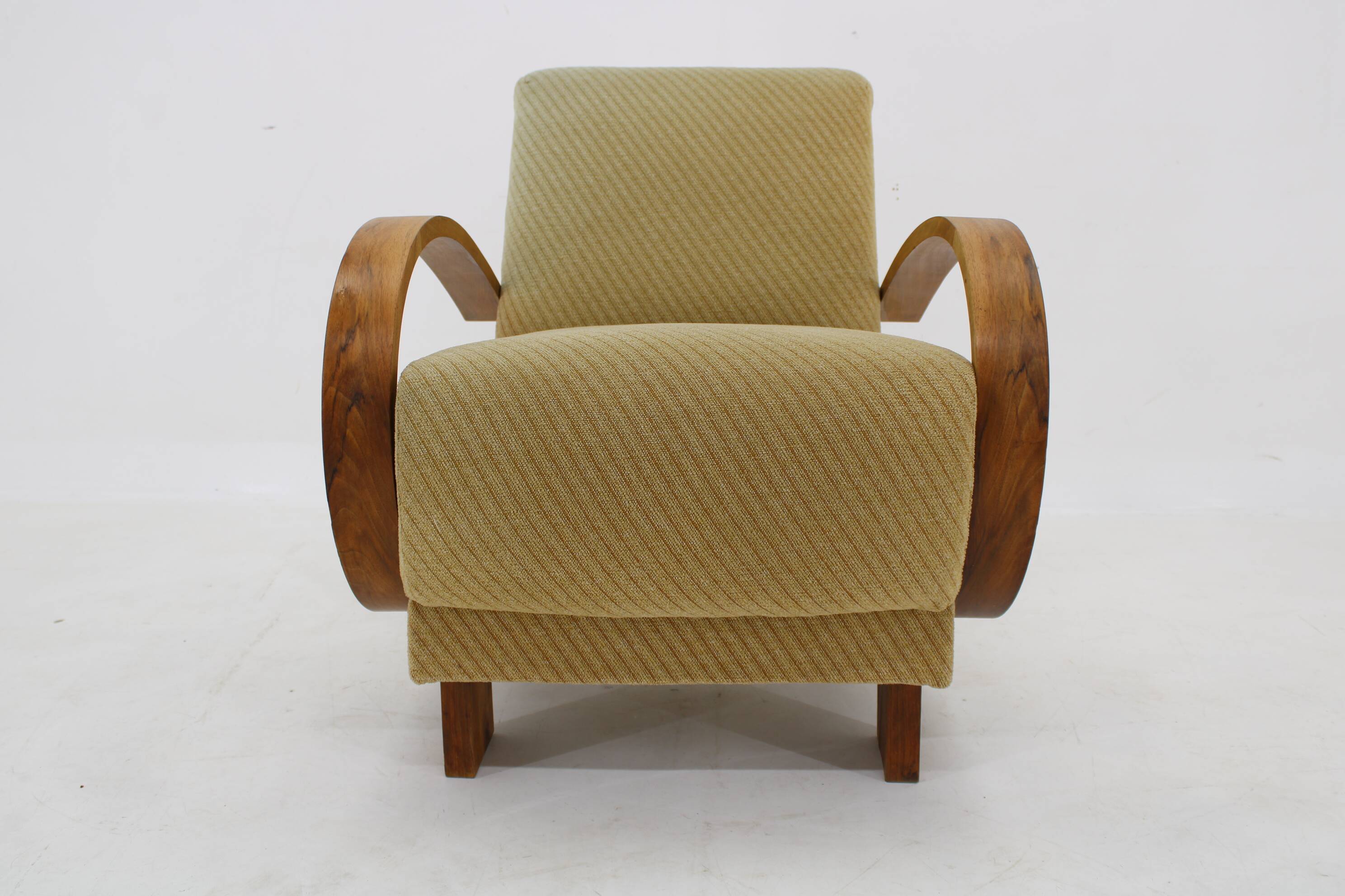 1930s Art Deco Armchair, Czechoslovakia