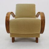 1930s Art Deco Armchair, Czechoslovakia