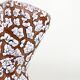3 Hole Crackle Enamel Vase