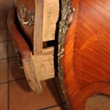 Comfortable style Louis XV rosewood marquetry