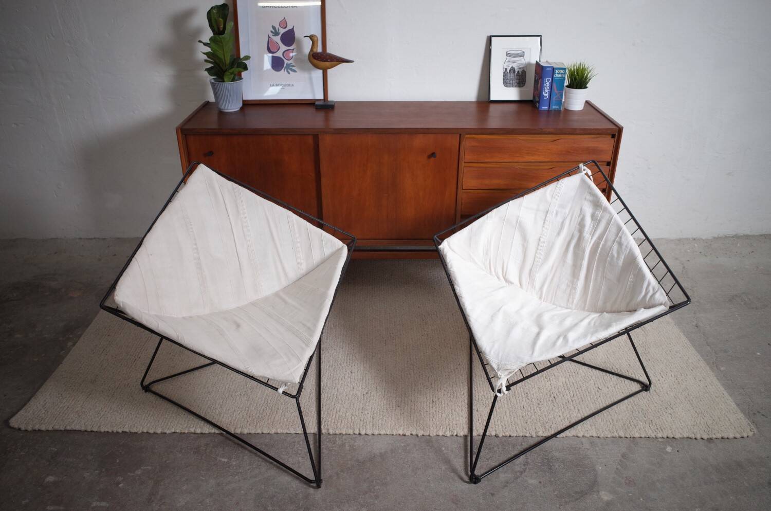 2 x OTI Gammelgaard Diamond Sessel + Tisch