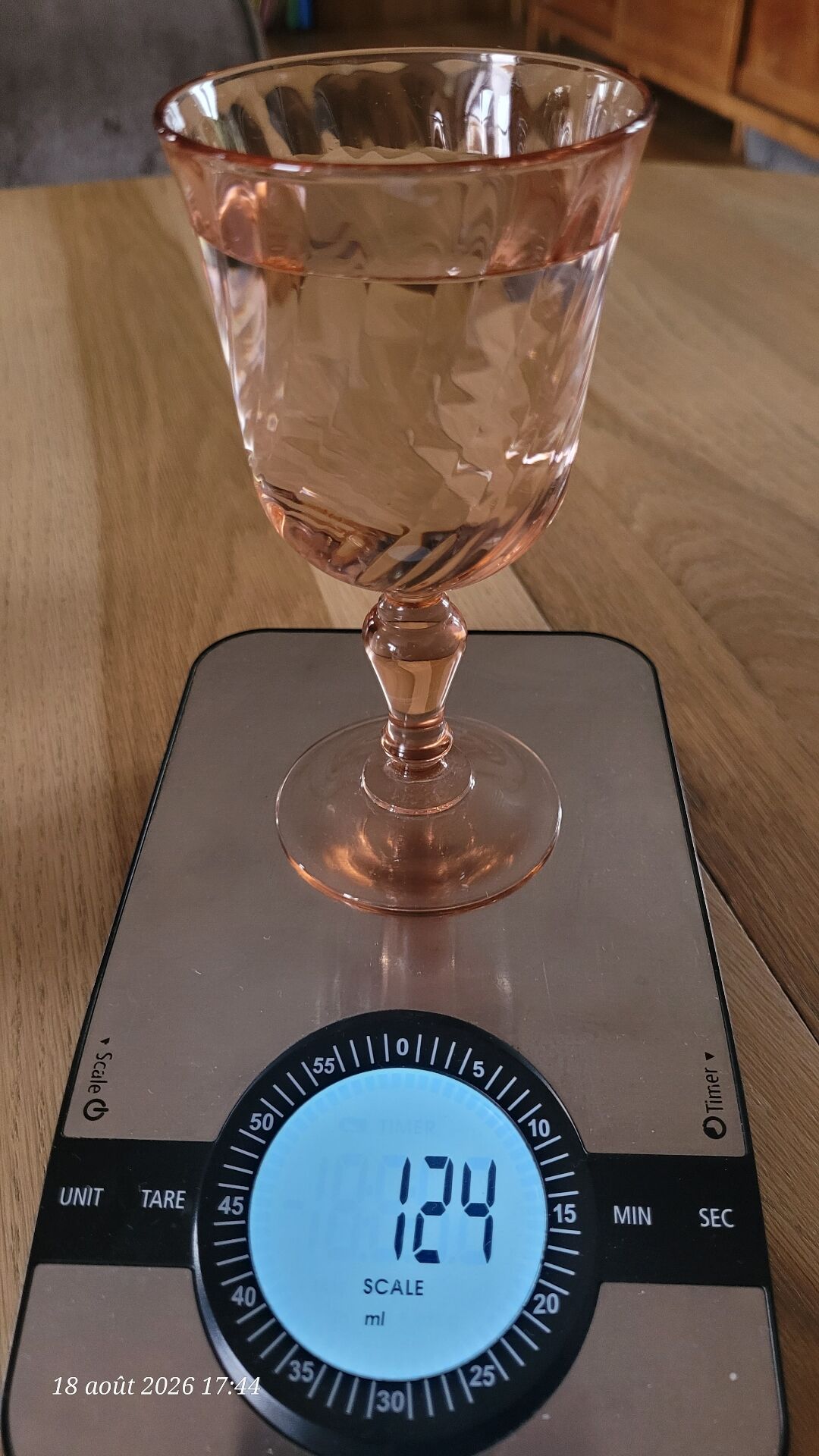 5 verres à pied Rosaline