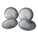 Saint Amand Lebacqz & Bouchart plates, Colombier pattern, early 20th century