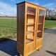 Ancienne Armoire Bibliothèque Parisienne Vitrée Pied Compas