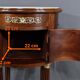 Small Tambour Table in Mahogany, Louis XVI style – Late 19th century