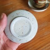 Stoneware cups service