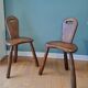 Brutalist pair of stools