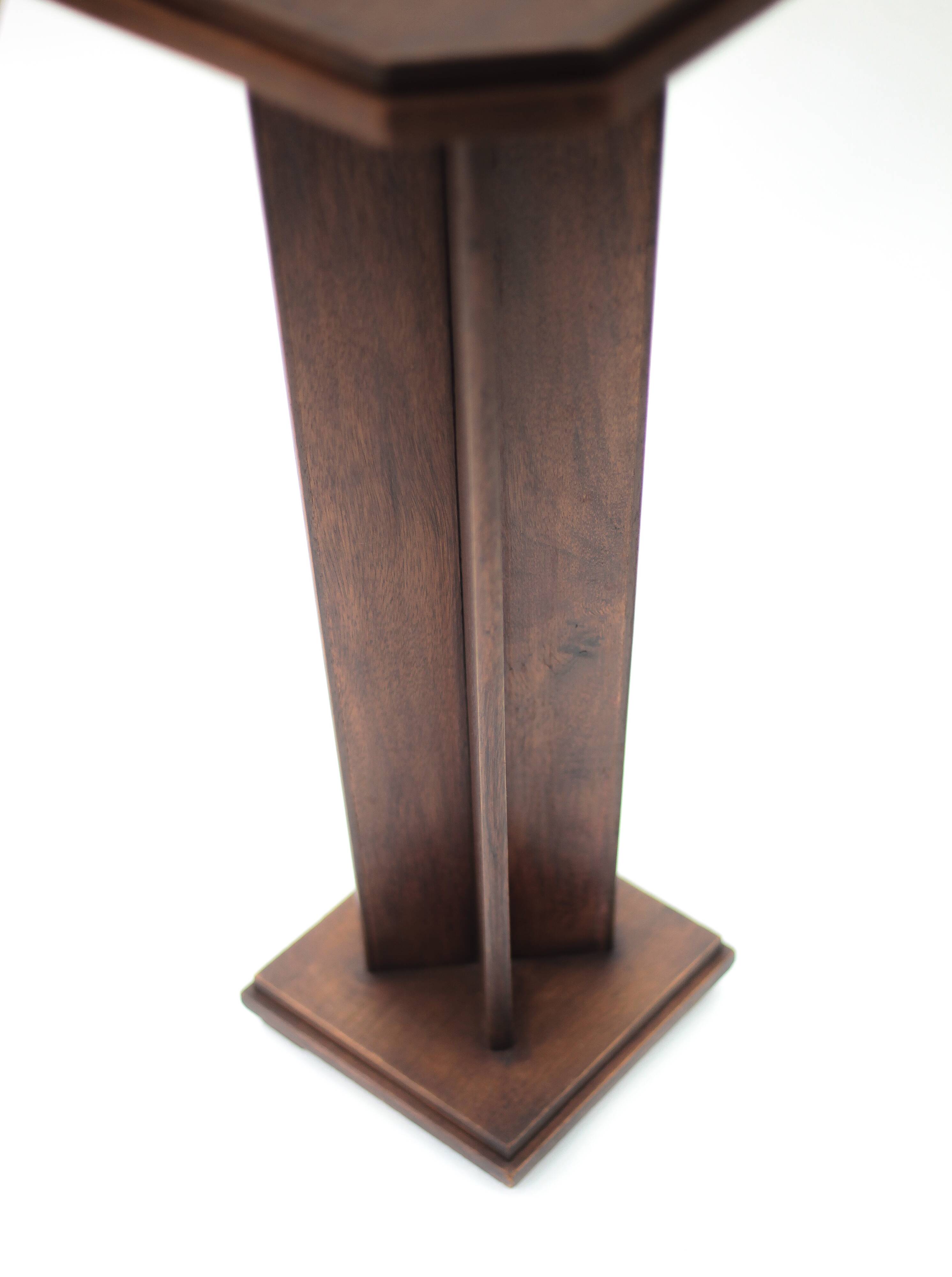 Art Deco side table, Art Deco wooden side table, end table, decoration