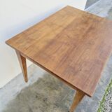 Antique rustic farmhouse table from the 1900s with one drawer - 1m
