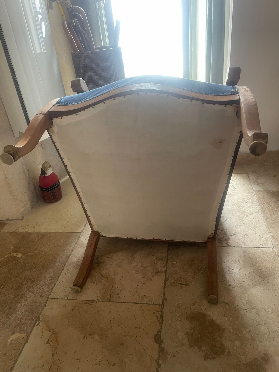 Voltaire armchair 19th century Restoration