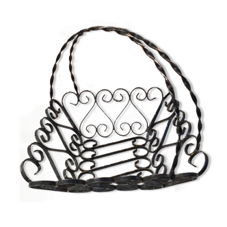 Wrought iron basket