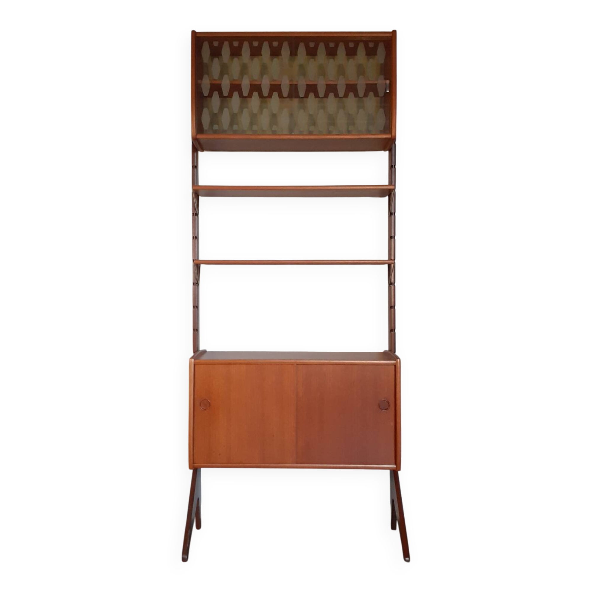 Ergo teak storage unit, Scandinavian vintage 1960s