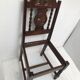 Ensemble de 6 chaise paille et bois tourné vintage