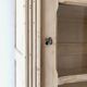 Antique glass-fronted cabinet with crossbars / display cabinet