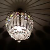 Crystal tassel chandelier