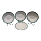 4 assiettes creuses  Sarreguemines et Digoin Ecossais