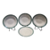 4 assiettes creuses  Sarreguemines et Digoin Ecossais