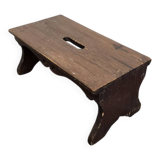 50s Handmade Wooden Footstool