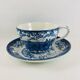 Breakfast Cup and Saucer Coaching Scenes Blue by Johnson Bros