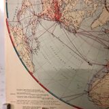 Map of the world map old northern hemisphere of airlines