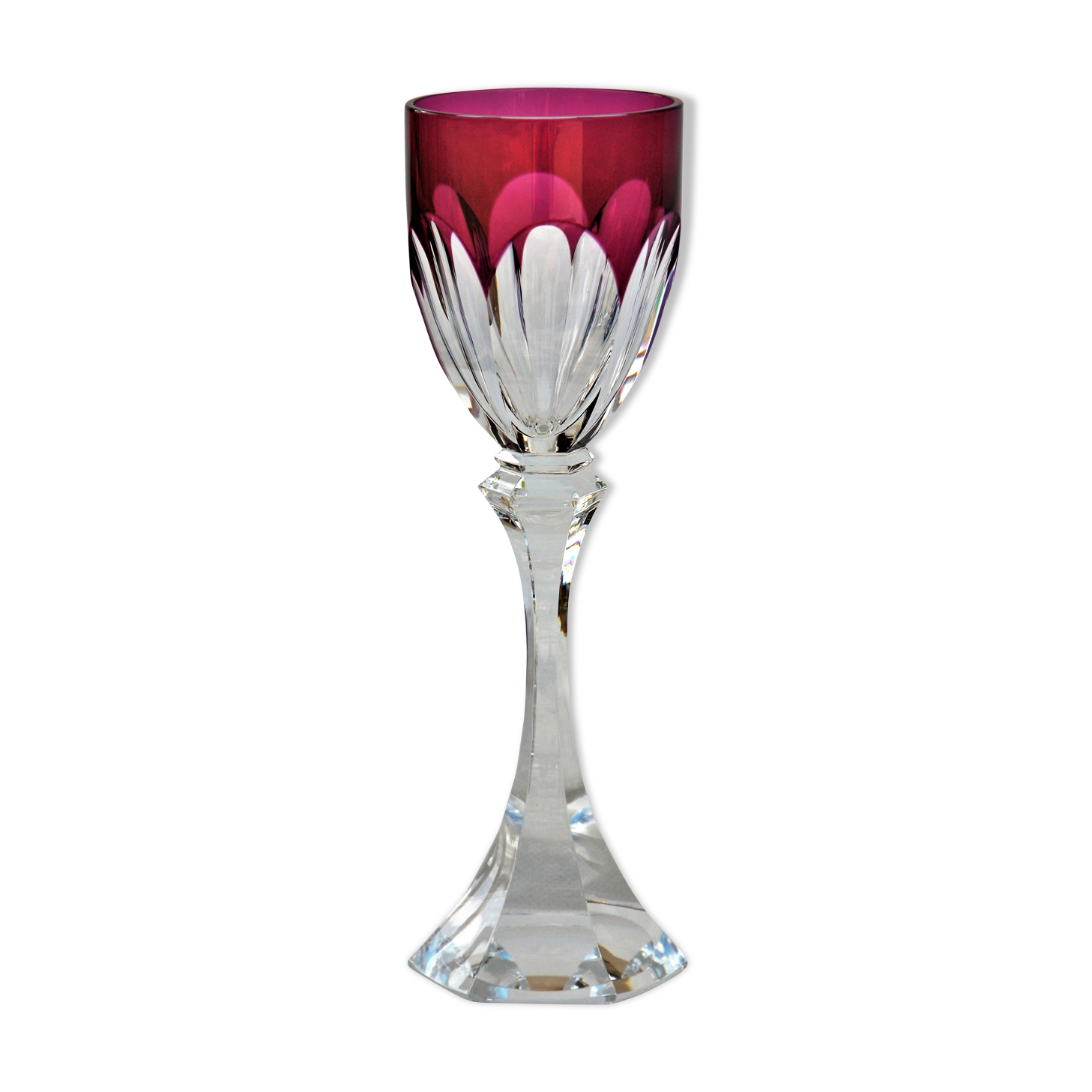 Wine glass of the Rhine (Roemer) Saint Louis Crystal model Chambord