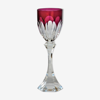 Verre à vin du Rhin (Roemer) en cristal de Saint Louis modèle Chambord