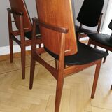 Set of 4 rare chairs by Arne Hovmand Olsen