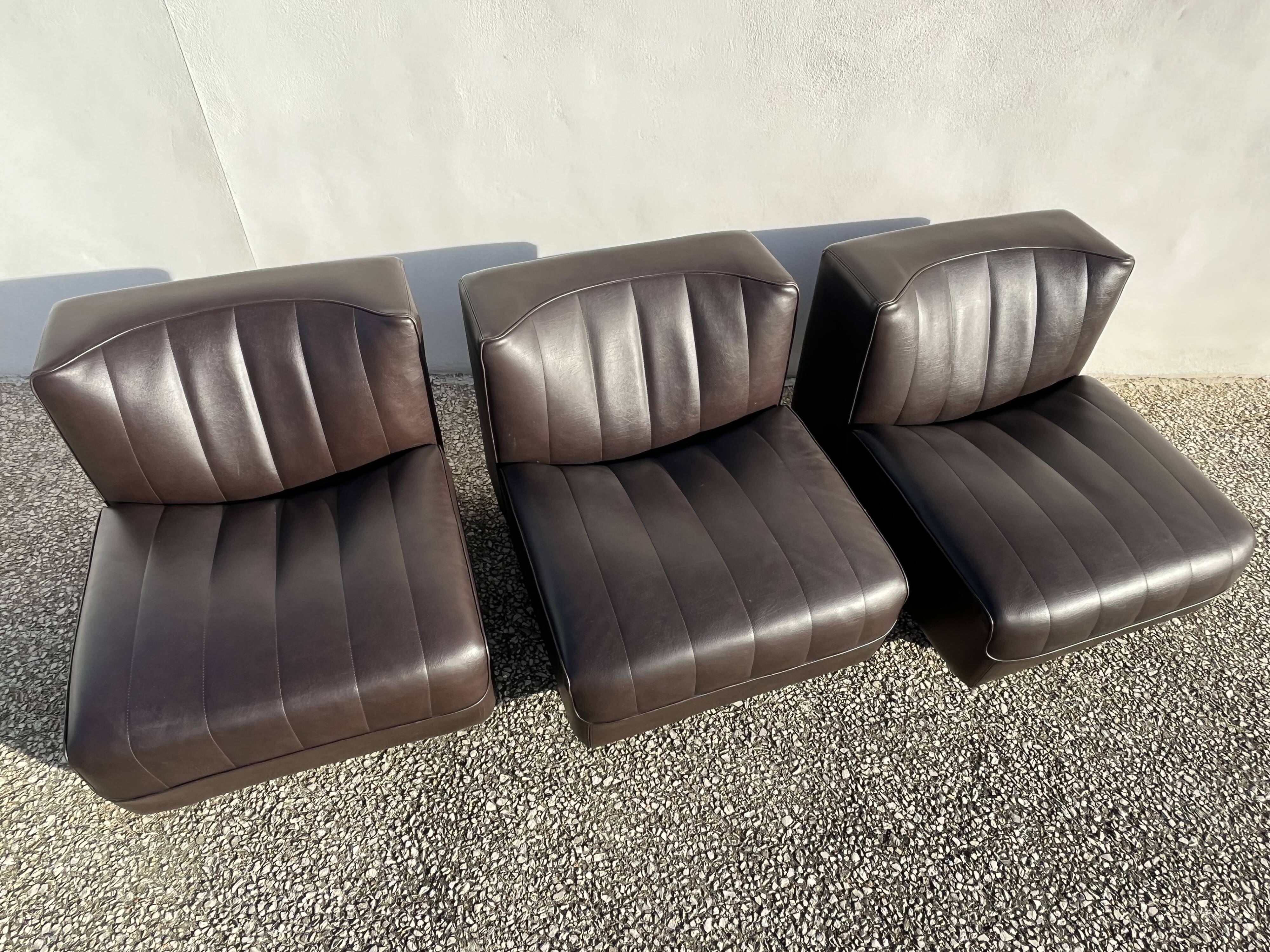 Fauteuils 9000 par Tito Agnoli pour Arflex Italie, années 1969