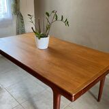 Vintage extendable teak table