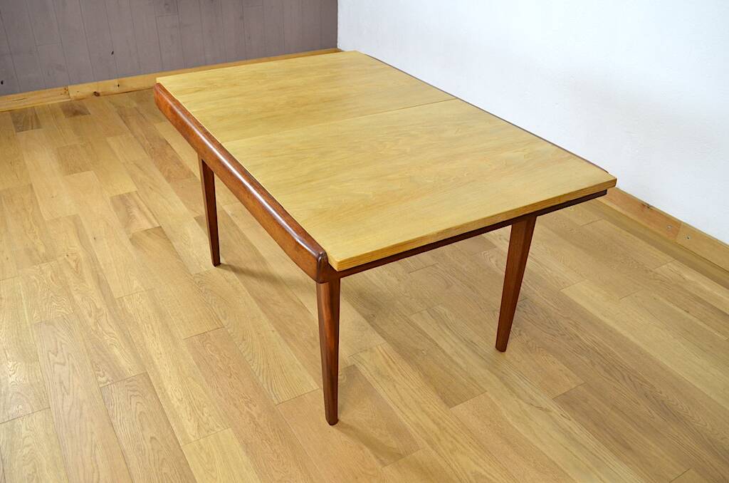 Two-tone dining table by Gustave Gautier, Eros Vintage Edition, 1950