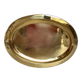 Oval brass tray