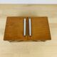 Art deco wooden worker, sewing box