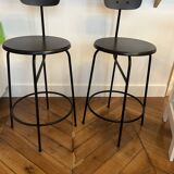 Set of Audo Afteroom designer bar chairs / stools 63 cm