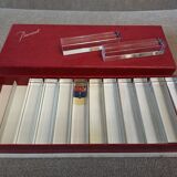 12 Baccarat crystal knife holders