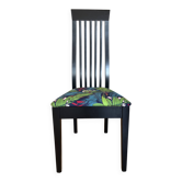 Chaise vintage des années 90, rénovée