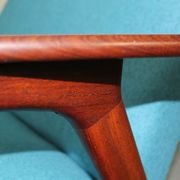 Set of 2 Danish Lounge Chairs with matching Ottoman by Yngve Ekström for Pastoe, 1960s