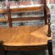 Mulched bench Provençal oak and walnut in late 18th century