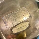 Octagonal brass plate