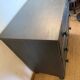 Commode anglaise en bois patiné noir