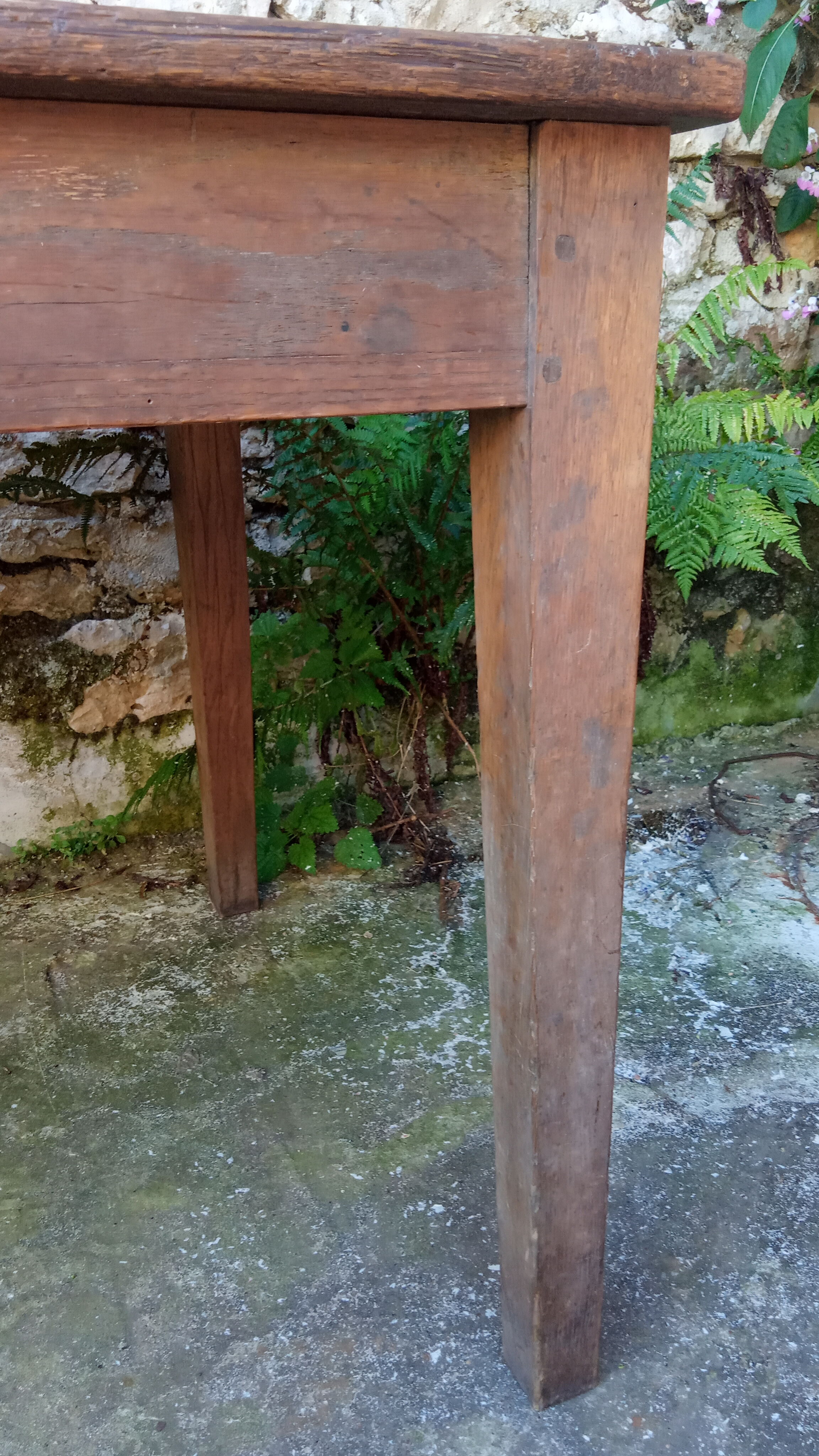 Farmhouse table 19th in oak