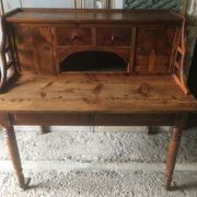 Bureau à gradins en pitchpin