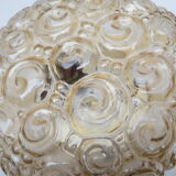 Old wall lamp molded glass, bubble decoration
