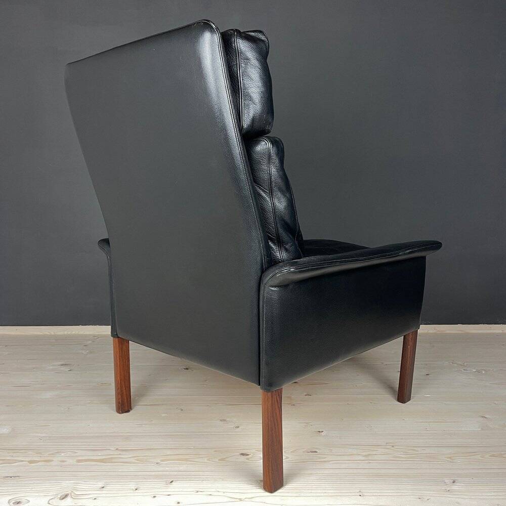 Ensemble de fauteuil lounge et ottoman Mod. 500 attribué à Hans Olsen pour Vatne Møbler, Danemark, années 1960