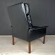 Ensemble de fauteuil lounge et ottoman Mod. 500 attribué à Hans Olsen pour Vatne Møbler, Danemark, années 1960