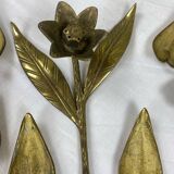 Cendrier fleur en laiton