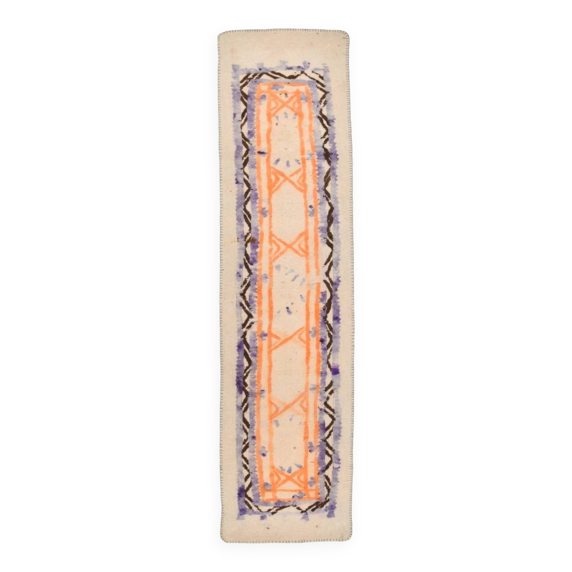 3x12 Persian Runner Rug, Orientel Vintage Runner, Antique Rug, 92x354Cm