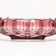 Vintage light purple glass decorative plate, Italy, 1960s.