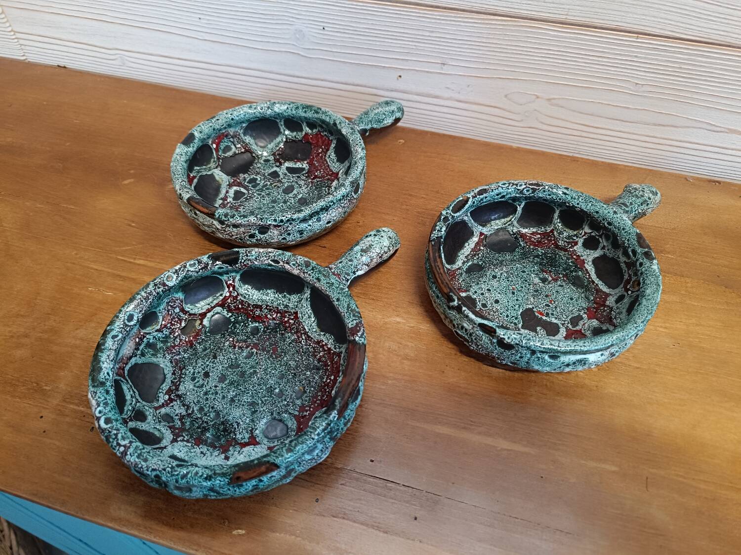 3 poêlons en céramique