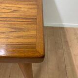 Extendable teak dining table, att. Brdr. Furbo, 1960